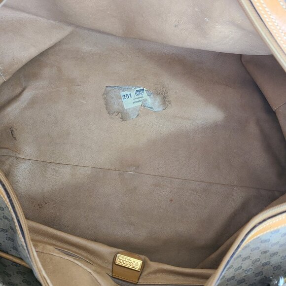 Vintage Gucci Micro GG Duffle Travel Bag Brown - Picture 10 of 12